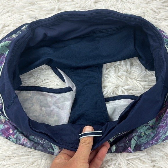 Lululemon Run: Speed Short *4-way Stretch Iridescent Multi / Deep Navy - Picture 2 of 5